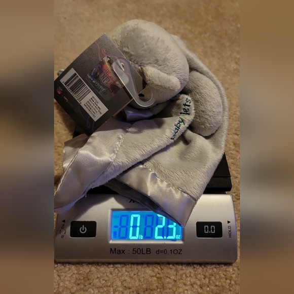 New Baby Fanatic new york jets Bear Brown Satin Baby Lovey Security Blanket New - Picture 10 of 10